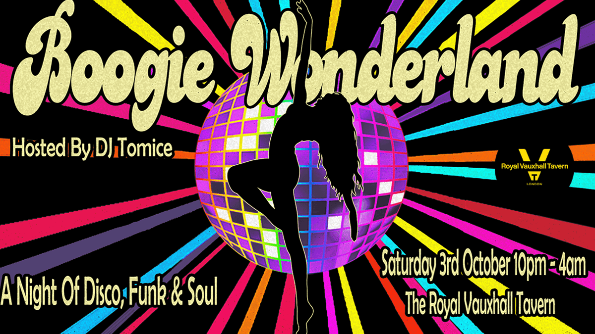 BOOGIE WONDERLAND AT THE RVT