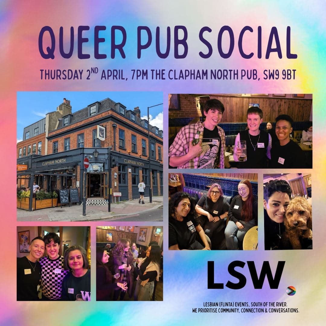 Lesbian (FLINTA) Queer Pub Social - Clapham
