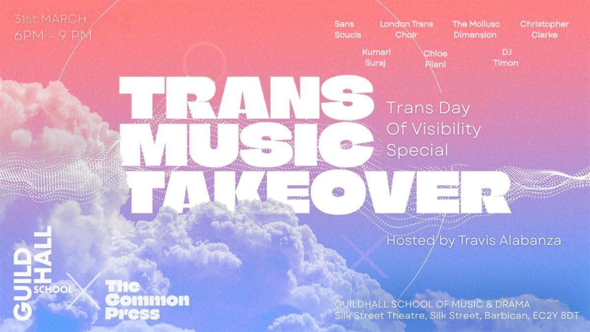 TRANS MUSIC TAKEOVER: CELEBRATE TRANS DAY OF VISIBILITY AT GUILDHALL