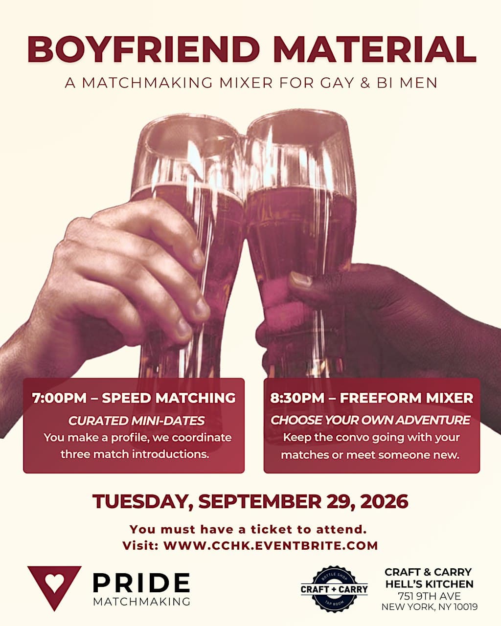 Boyfriend Material: A Gay Matchmaking Mixer