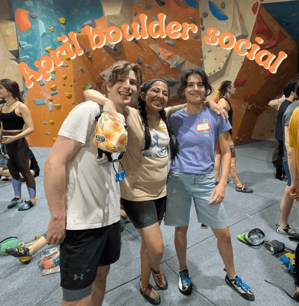 APRIL BOULDER SOCIAL