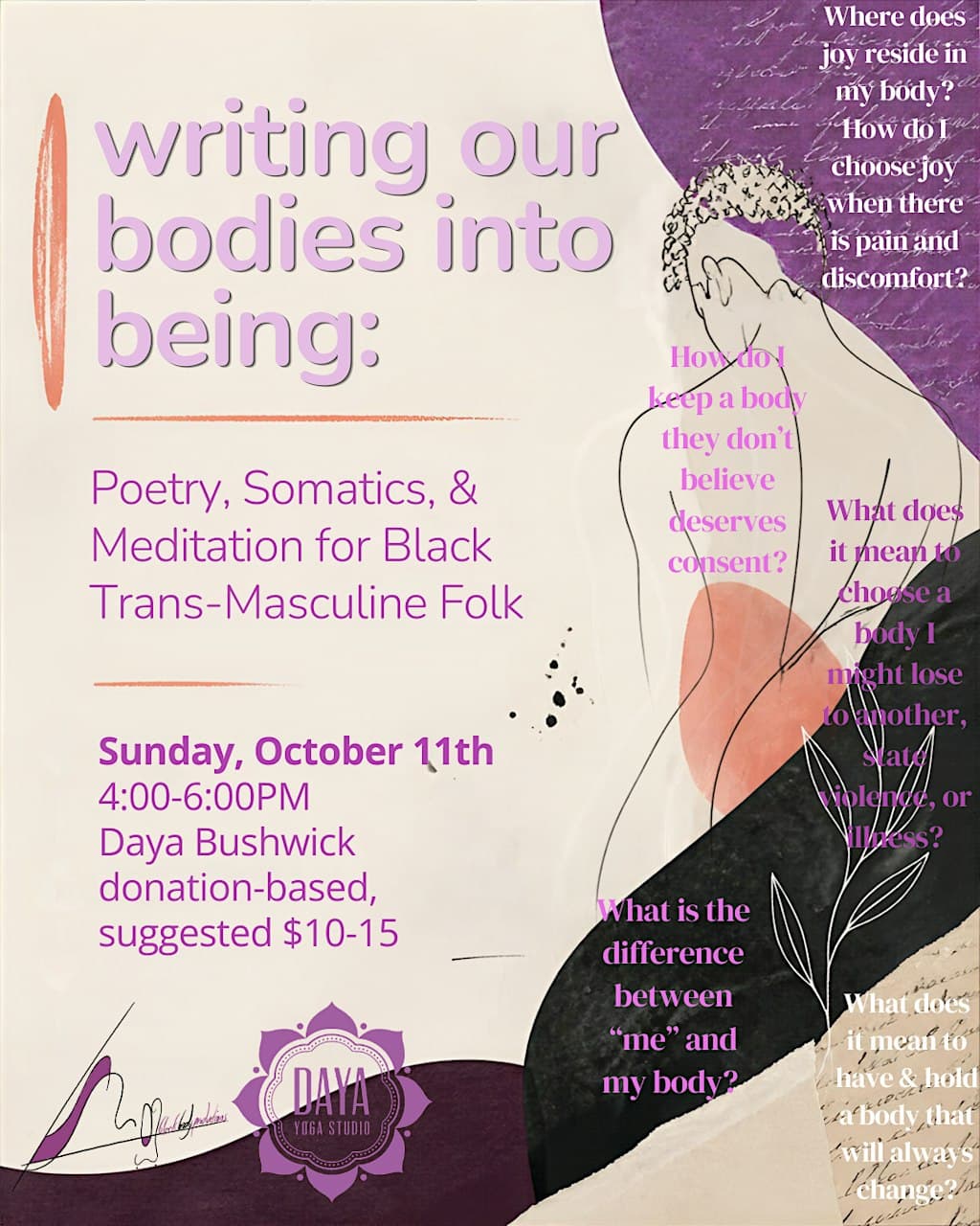 writing our bodies into existence: for black trans-masculine folk