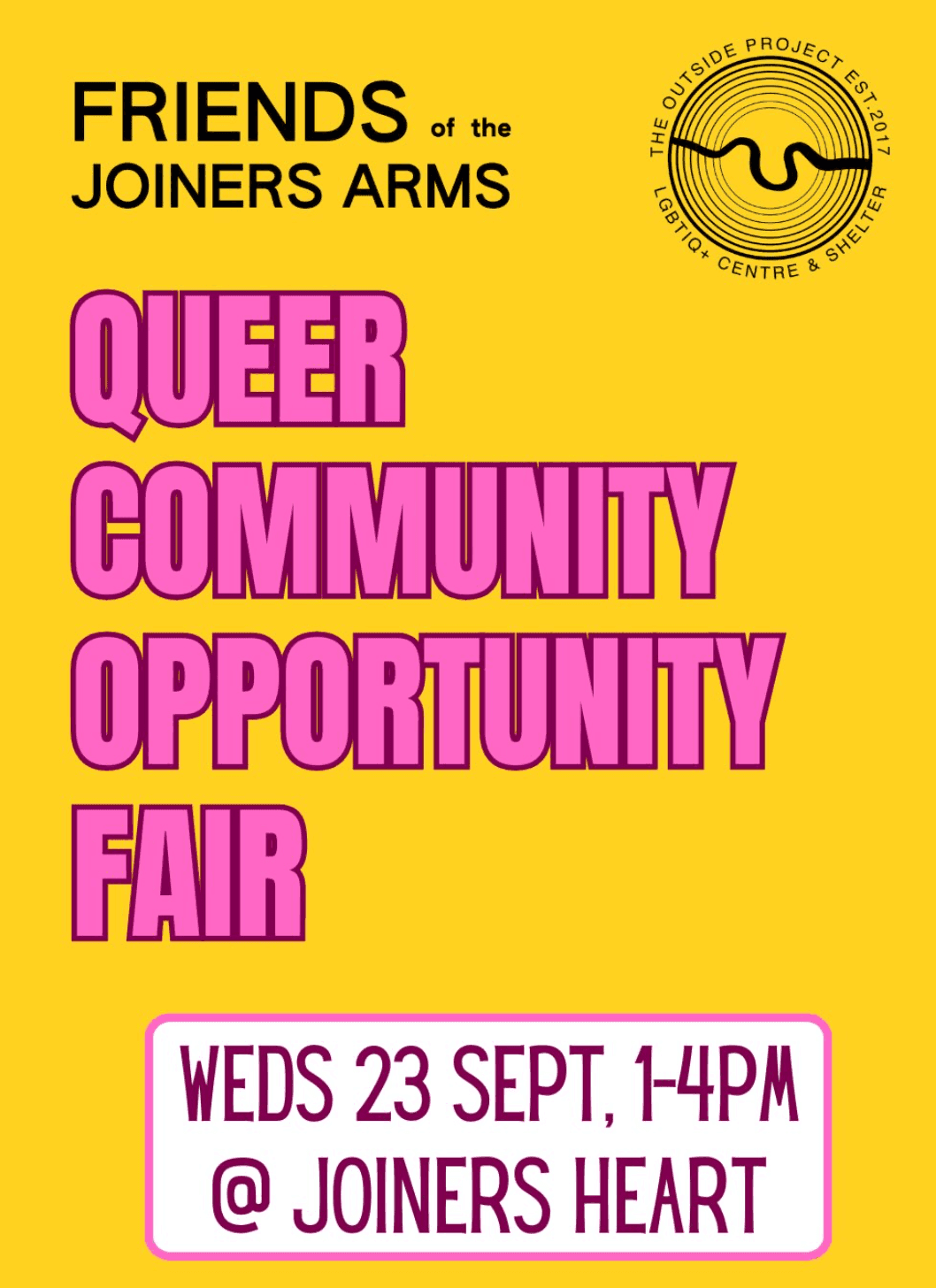 QUEER COMMUNITY OPPORTUNITY FAIR