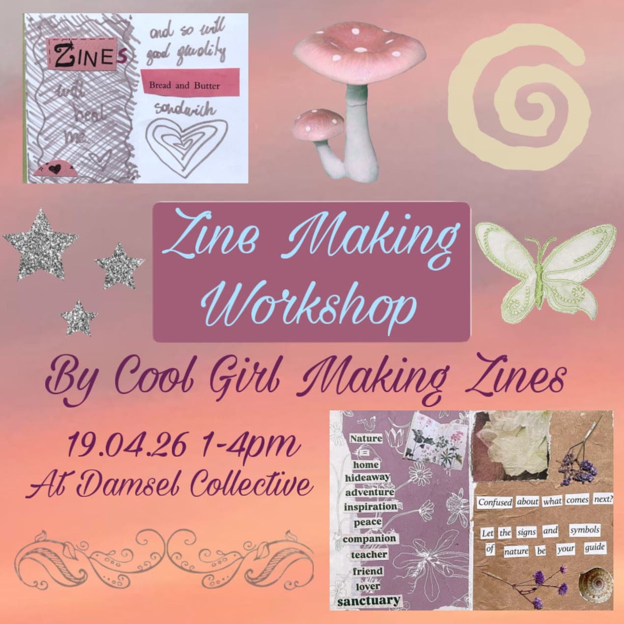 COOL GIRL ZINE MAKING WORKSHOP