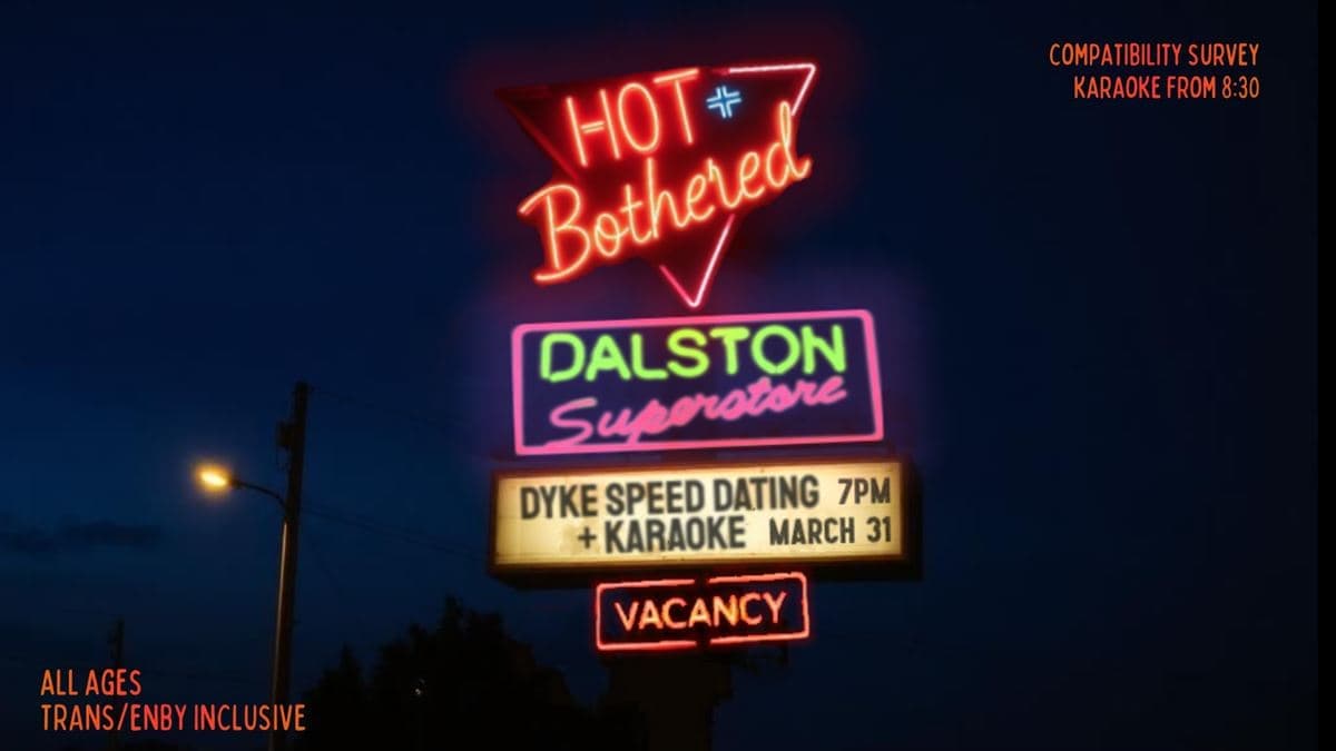 dyke speed dating x karaoke