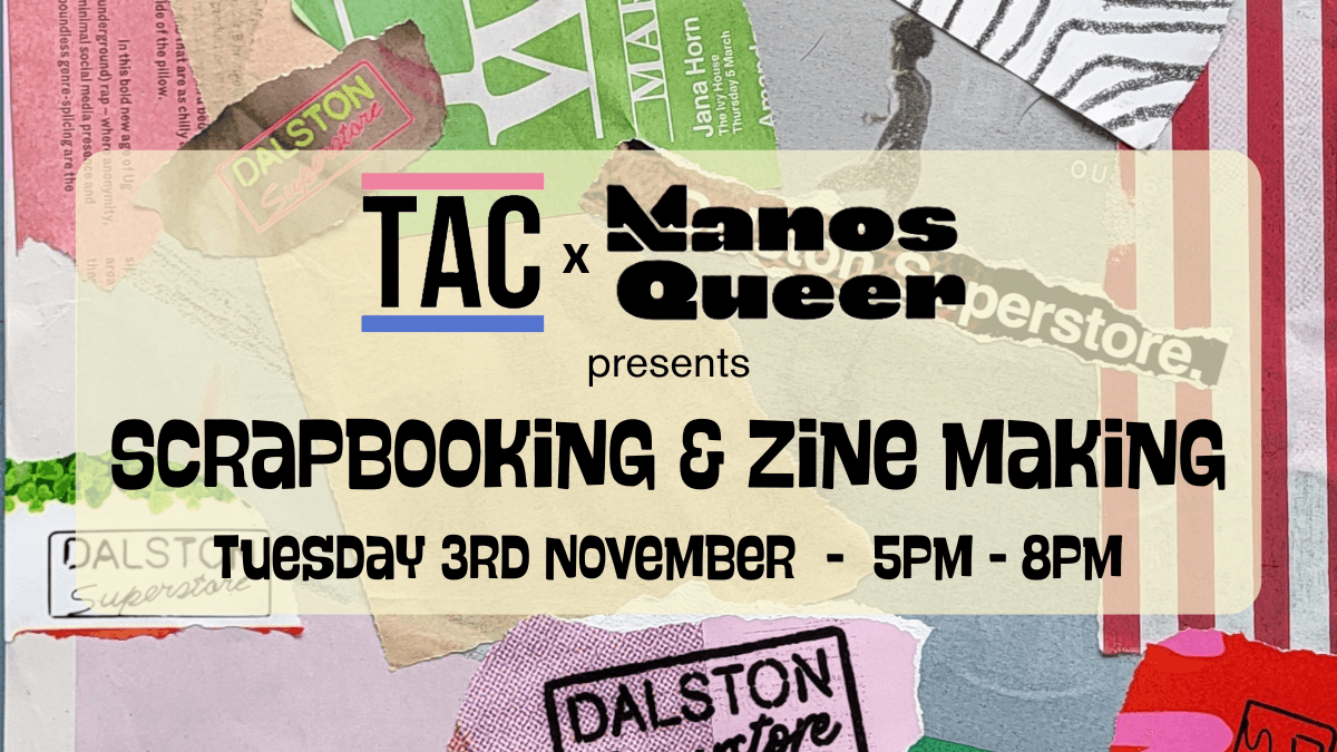 3RD NOVEMBER: Scrapbooking & Zine Making Workshop