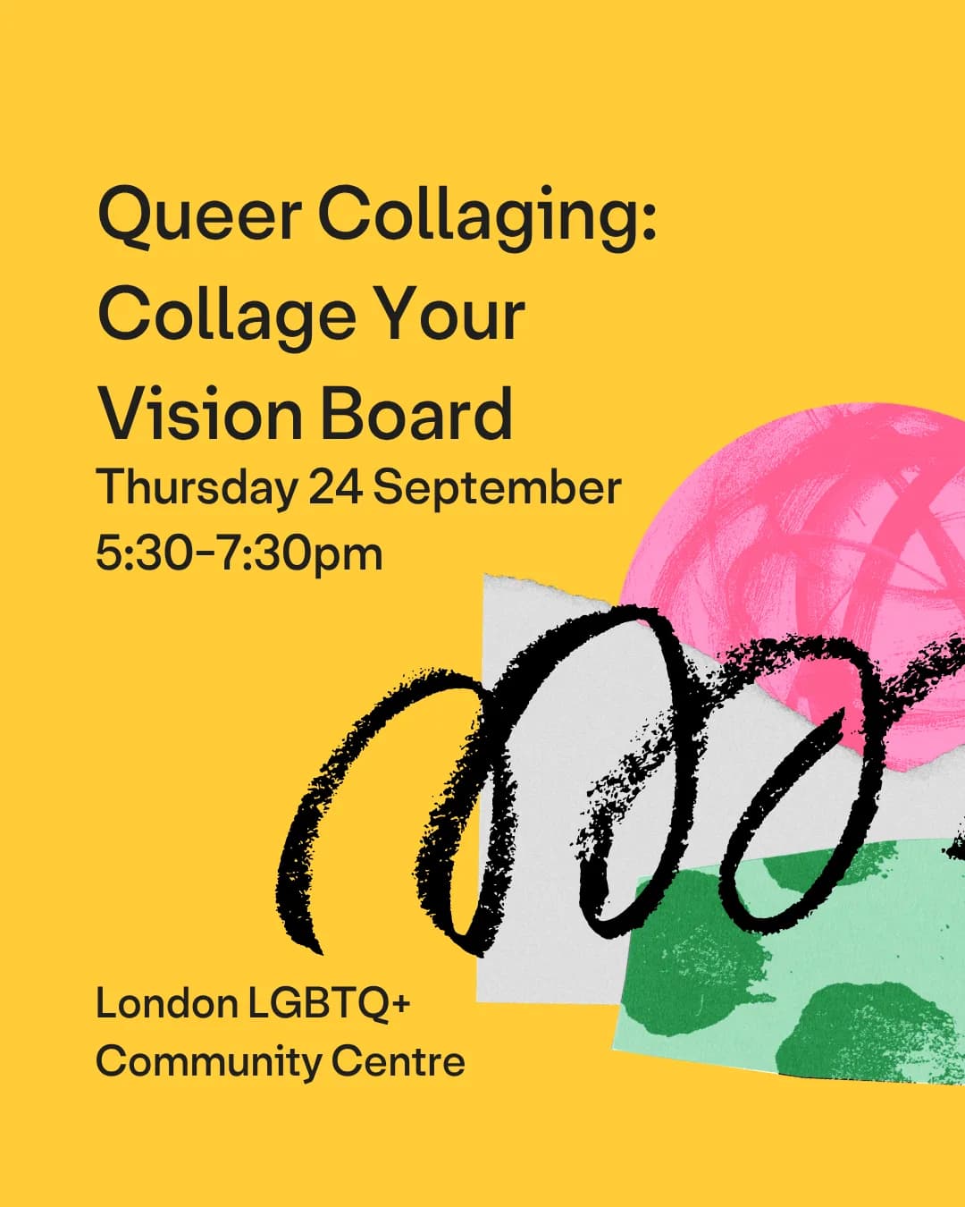 Queer Collaging : Collage your Vision Board